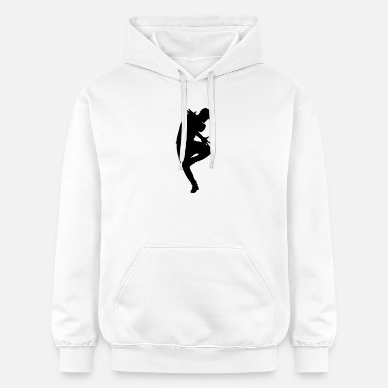 Silhouette B-Boy – Flowdance Flow - Sweat à capuche Softstyle® Gildan Unisexe - blanc