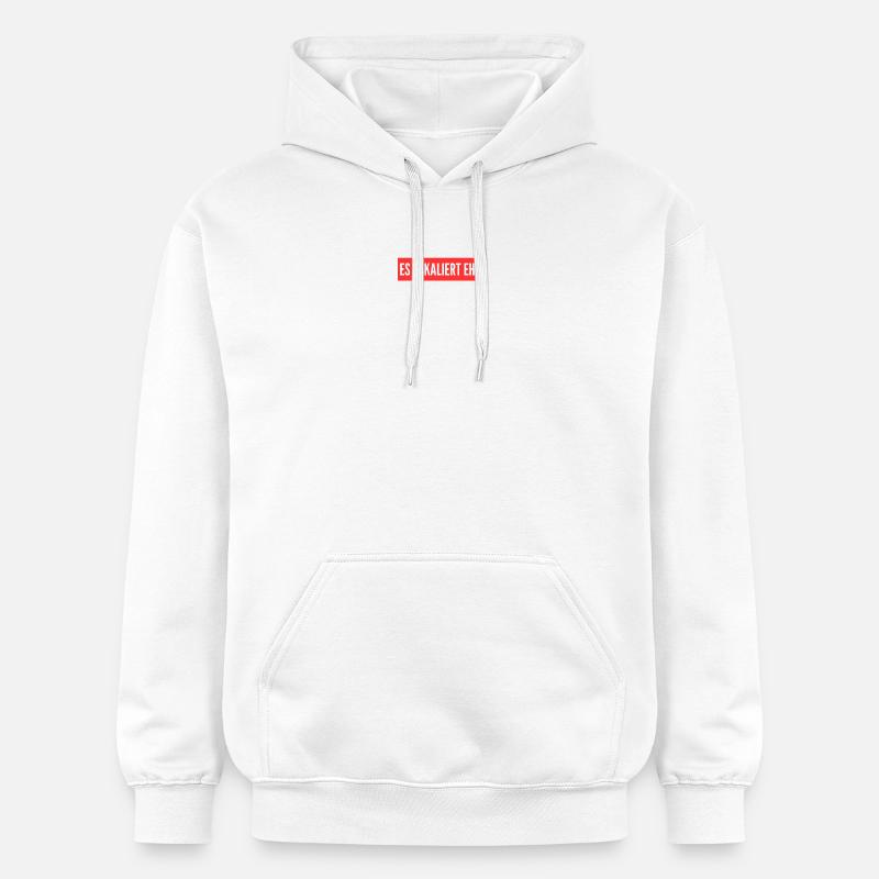 Ça s’intensifie de toute façon ! - Sweat à capuche Softstyle® Gildan Unisexe - blanc