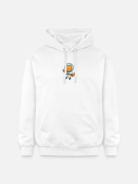 Astrocat - Gildan Unisex Softstyle® Midweight Hoodie - white