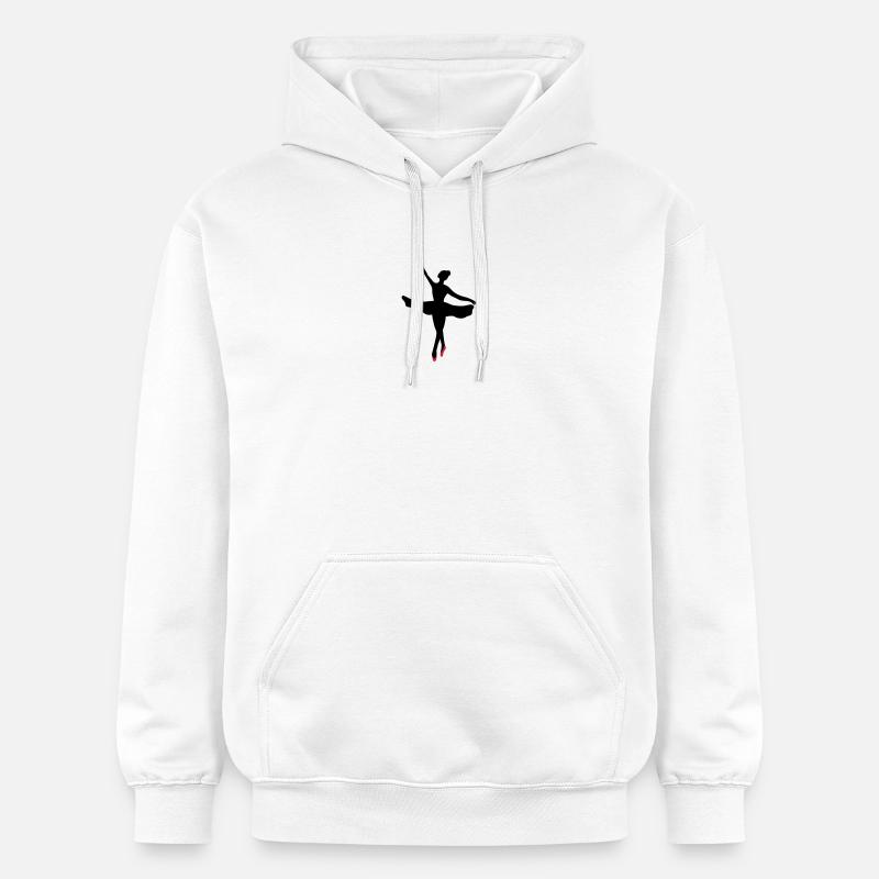 Danseuse de ballet - Sweat à capuche Softstyle® Gildan Unisexe - blanc