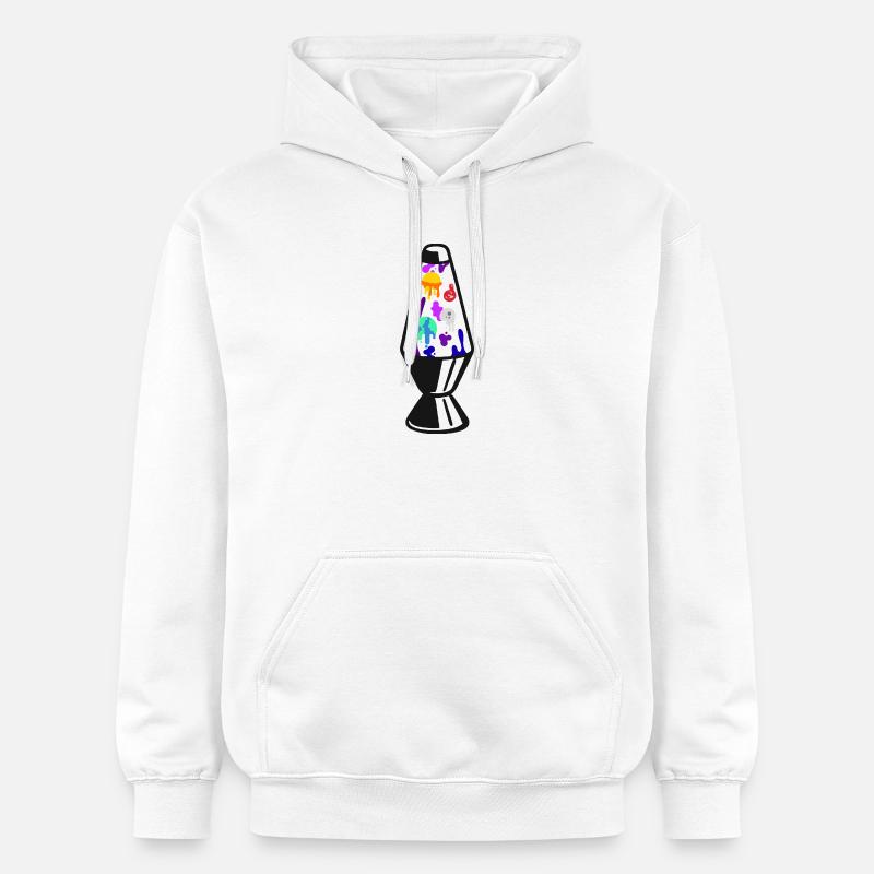 Univers Lavalamp Univers Lampe à lave - Sweat à capuche Softstyle® Gildan Unisexe - blanc