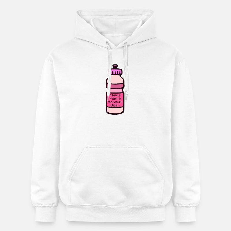 MOTIVATION SPORTIVE DE MAMAN - Sweat à capuche Softstyle® Gildan Unisexe - blanc
