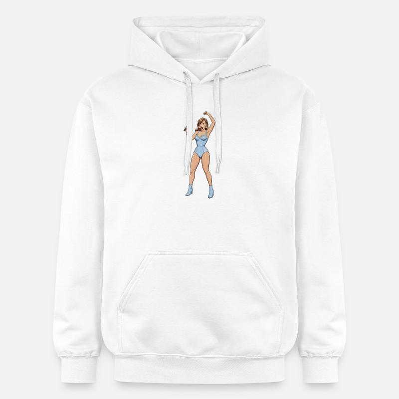 Chanteuse-danseuse - Sweat à capuche Softstyle® Gildan Unisexe - blanc