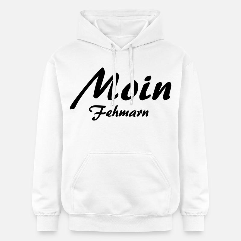 Moin Fehmarn - Gildan Unisex Softstyle® Midweight Hoodie - Weiß
