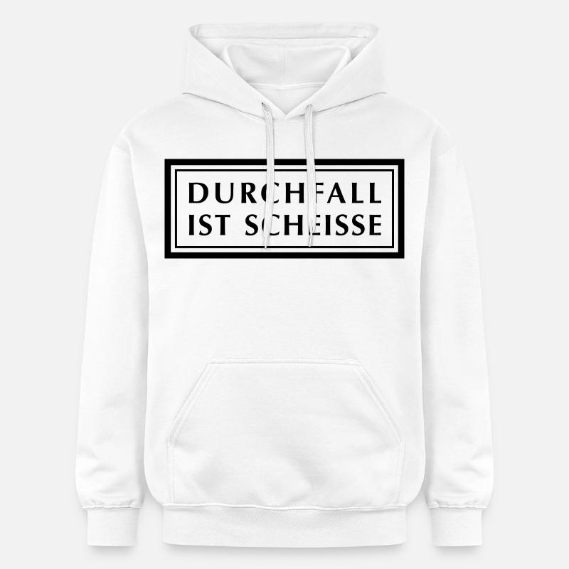 La diarrhée est la merde - Sweat à capuche Softstyle® Gildan Unisexe - blanc