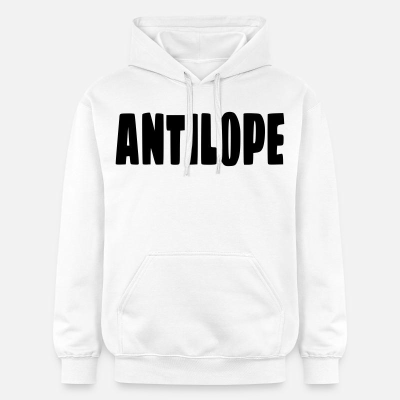 Antilope. Humour en fauteuil roulant # - Sweat à capuche Softstyle® Gildan Unisexe - blanc