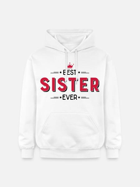 Sœur - Sweat à capuche Softstyle® Gildan Unisexe - blanc
