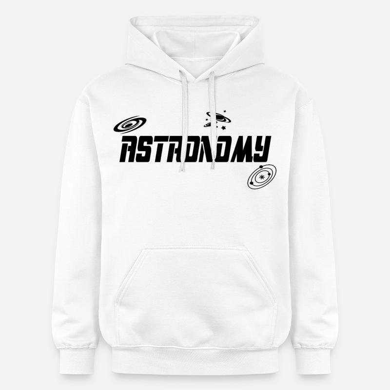 Astronomie - Sweat à capuche Softstyle® Gildan Unisexe - blanc
