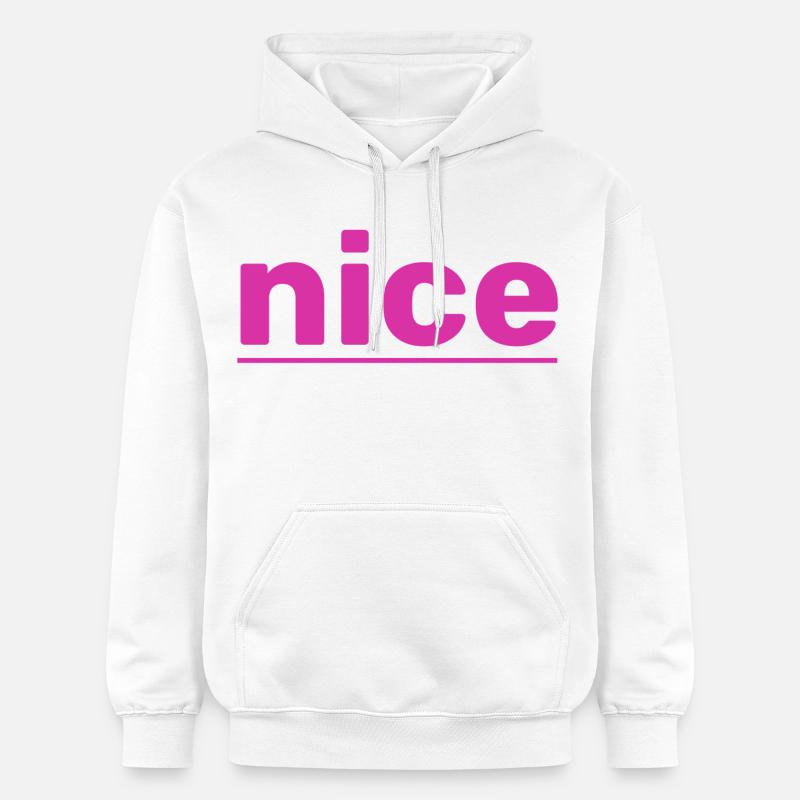 gentil - Sweat à capuche Softstyle® Gildan Unisexe - blanc