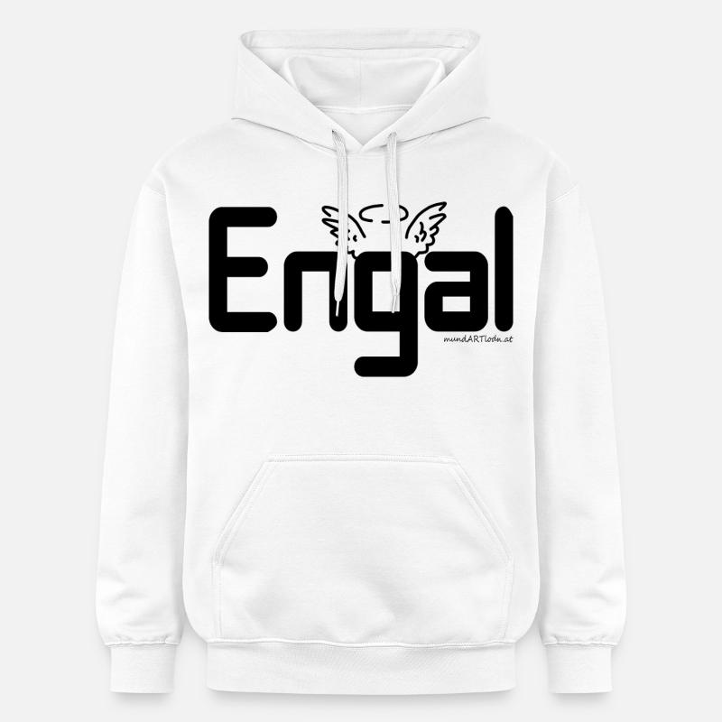 Engal - Engerl, dialecte autrichien, Cadeau - Sweat à capuche Softstyle® Gildan Unisexe - blanc