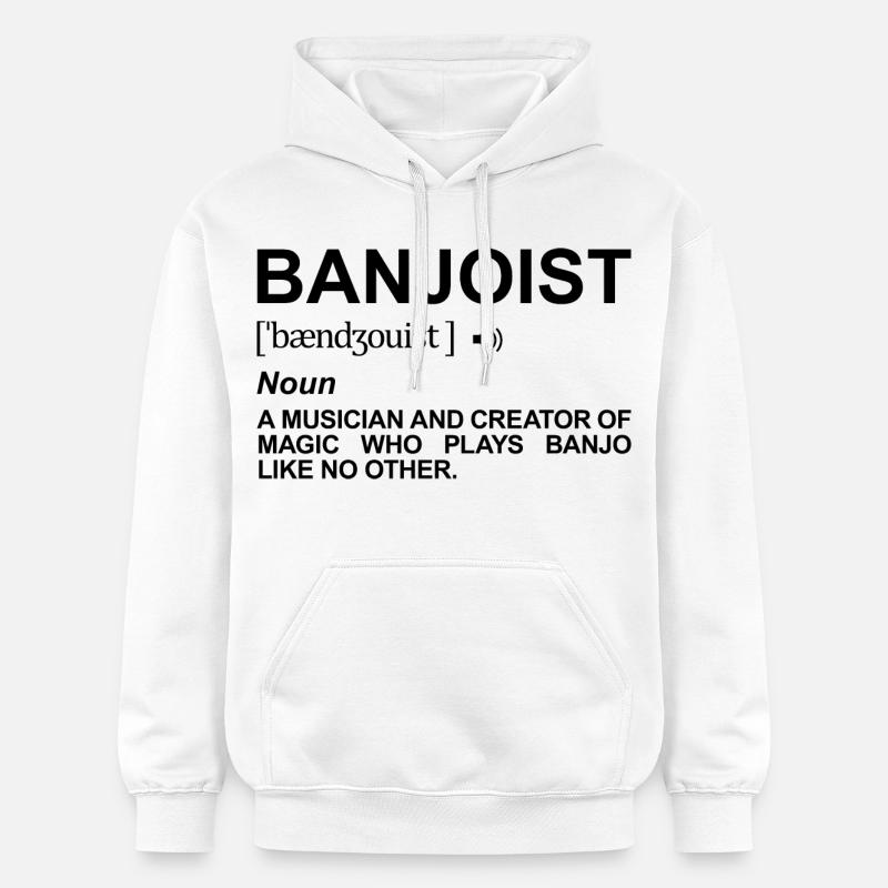 Signification des joueurs de banjo - Sweat à capuche Softstyle® Gildan Unisexe - blanc