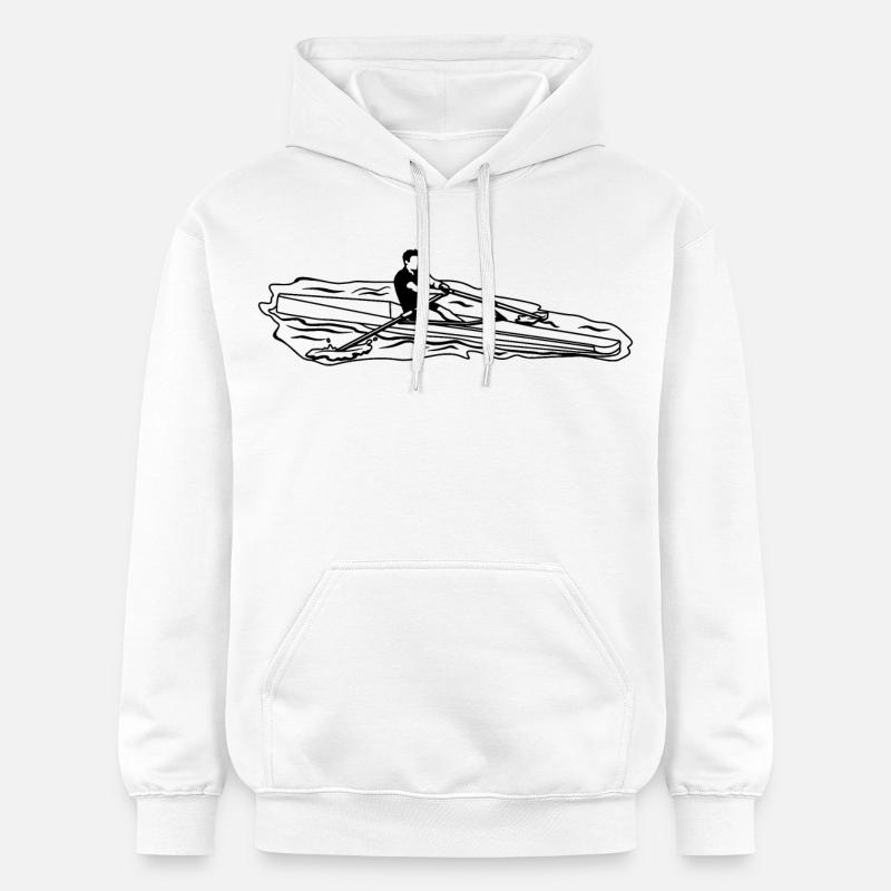 Rameur - Sweat à capuche Softstyle® Gildan Unisexe - blanc