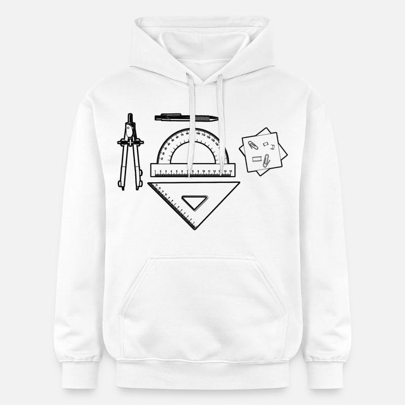 Graphique de dessinateur - Sweat à capuche Softstyle® Gildan Unisexe - blanc