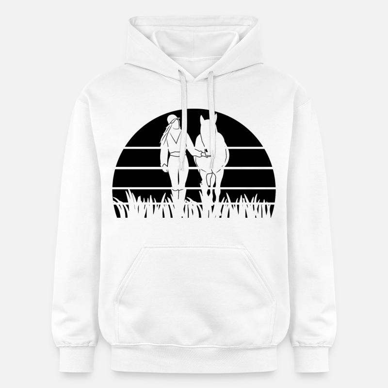 Cavalier - Sweat à capuche Softstyle® Gildan Unisexe - blanc