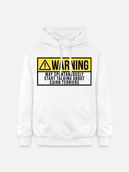 cairnterrier - Gildan Softstyle® Midweight unisex-hoodie - hvid