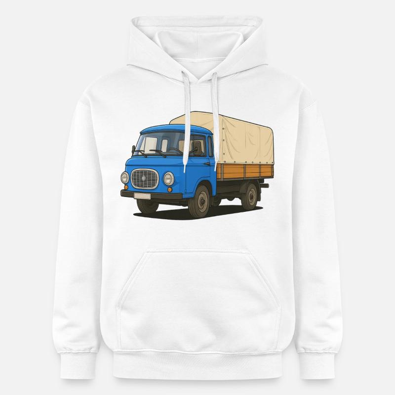 Ost-Pritsche - Gildan Unisex Softstyle® Midweight Hoodie - Weiß