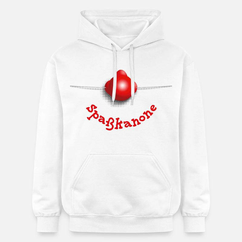 Nez de clown – amusant - Sweat à capuche Softstyle® Gildan Unisexe - blanc