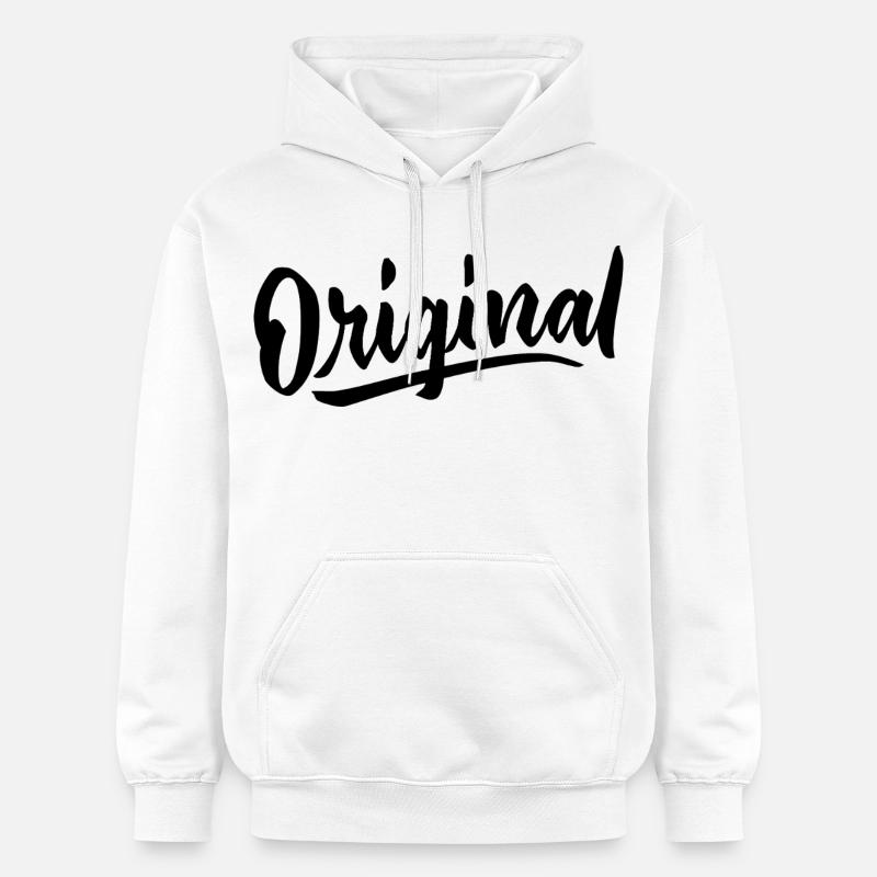 Langue source - Sweat à capuche Softstyle® Gildan Unisexe - blanc