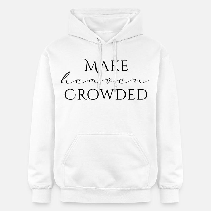 Make Heaven Crowded Faith Design - Sweat à capuche Softstyle® Gildan Unisexe - blanc