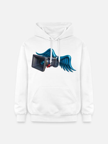ANGELIC CAM - sound & vision - Gildan Unisex Softstyle® Midweight Hoodie - white
