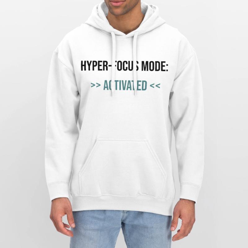 Mode Hyper-Focus : Activé - Déclaration Sweat à capuche Softstyle® Gildan Unisexe