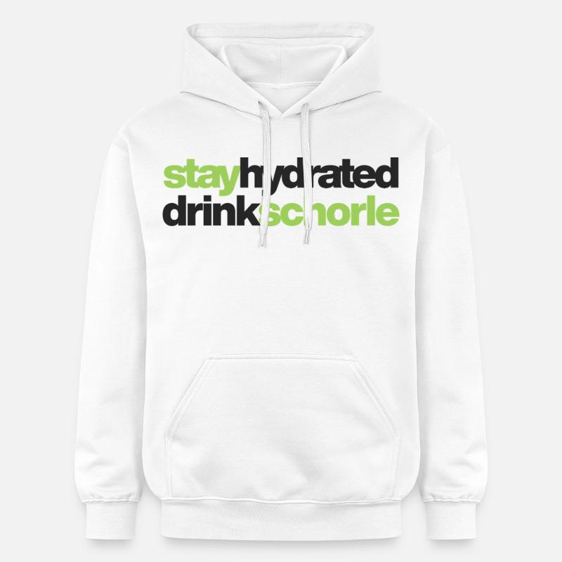 Restez hydraté - buvez du spritzer - Sweat à capuche Softstyle® Gildan Unisexe - blanc