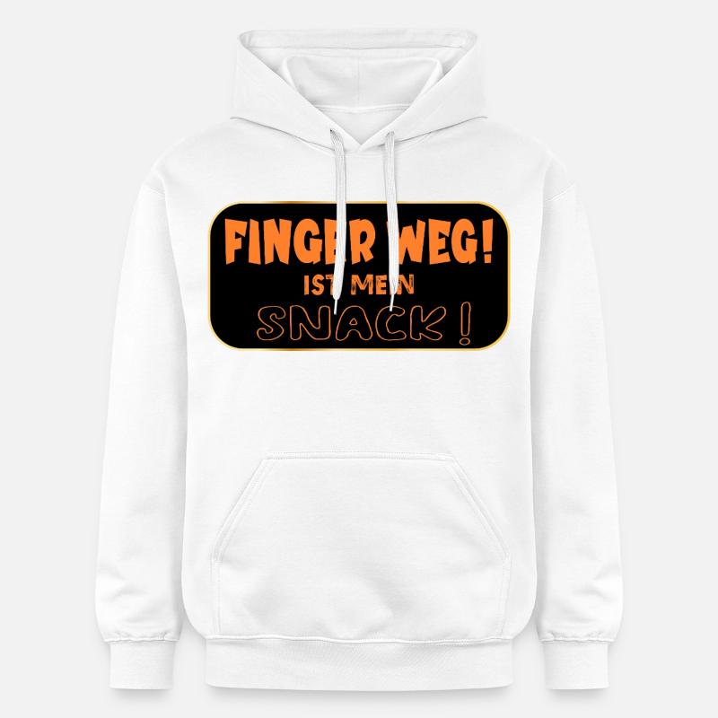 Snack sans intervention - Sweat à capuche Softstyle® Gildan Unisexe - blanc