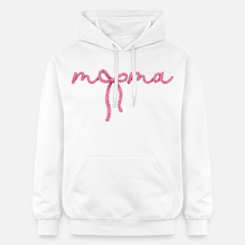 Maman Bow - Sweat à capuche Softstyle® Gildan Unisexe - blanc