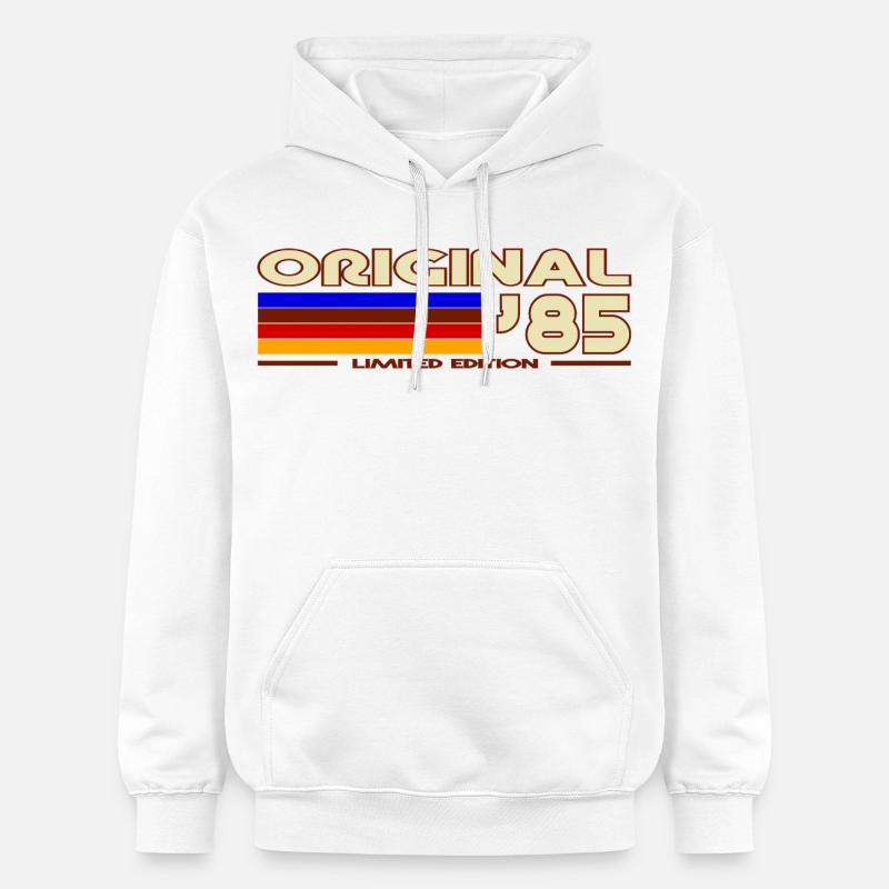 1985 - Sweat à capuche Softstyle® Gildan Unisexe - blanc