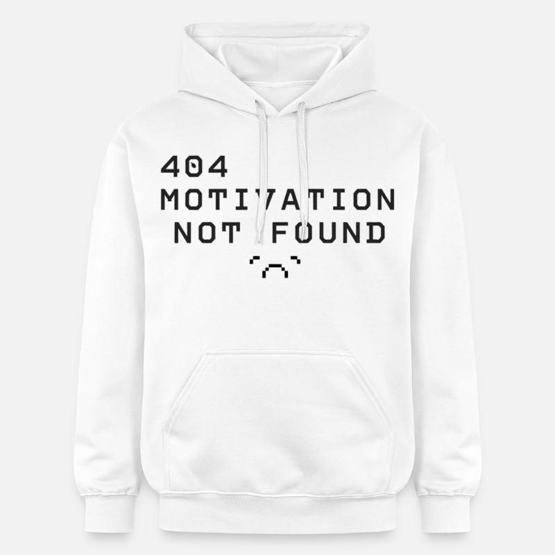 404 Motivation introuvable - Sweat à capuche Softstyle® Gildan Unisexe - blanc