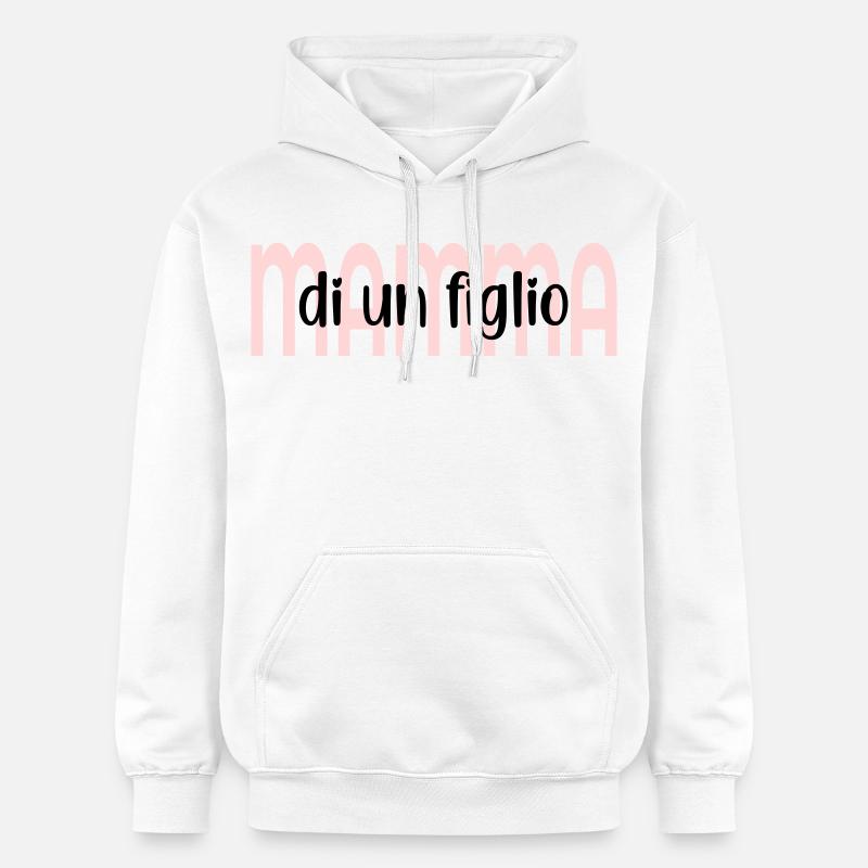 Mutter eines Kindes - Gildan Unisex Softstyle® Midweight Hoodie - Weiß