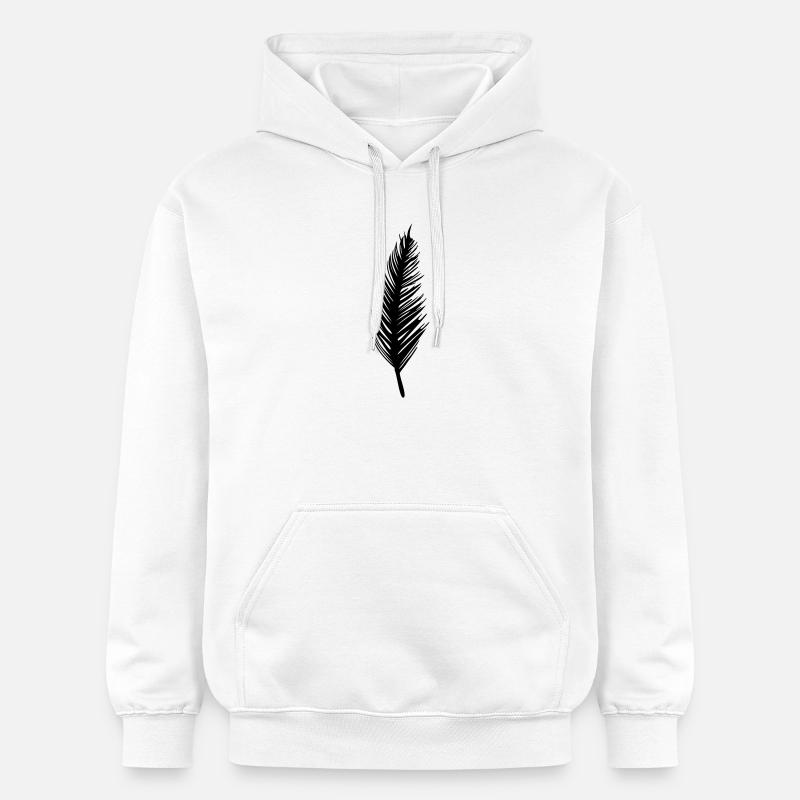 plume - Sweat à capuche Softstyle® Gildan Unisexe - blanc