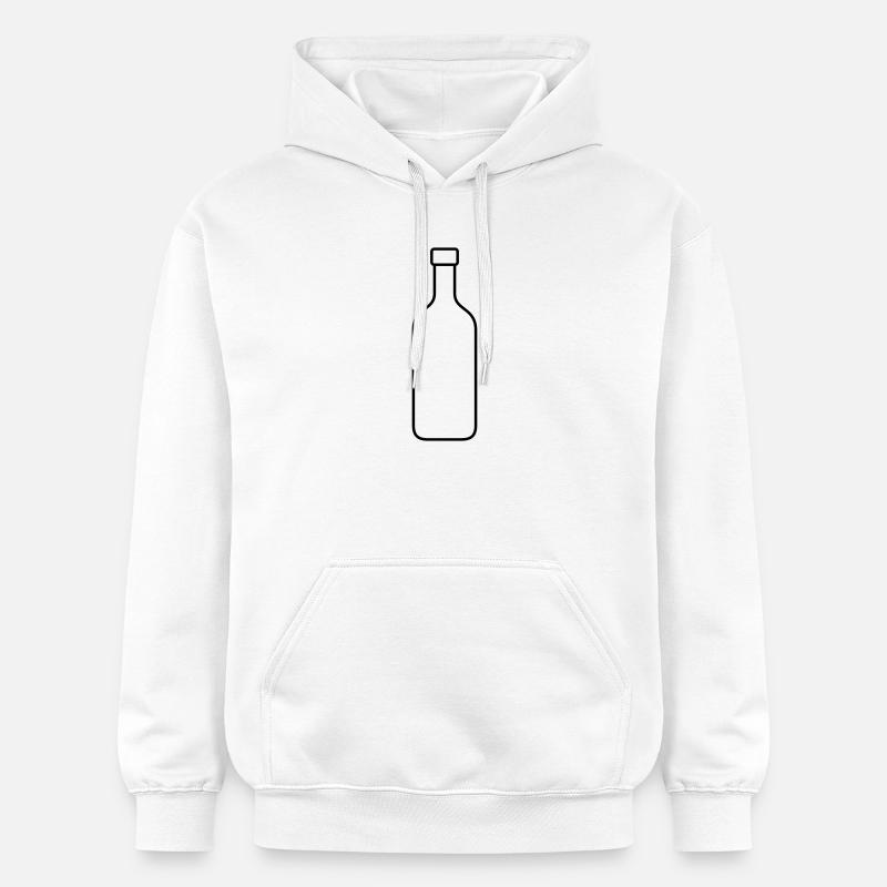 Bouteille - Sweat à capuche Softstyle® Gildan Unisexe - blanc