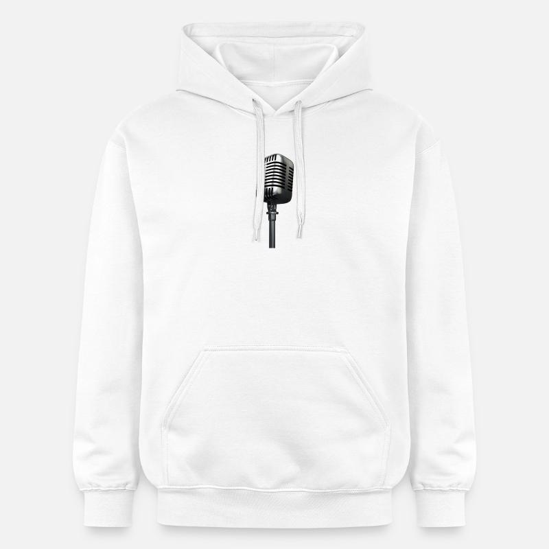 Micro - Sweat à capuche Softstyle® Gildan Unisexe - blanc