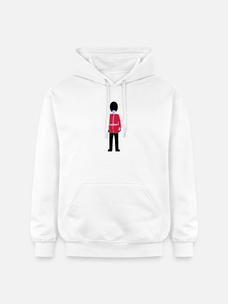 Queen's Guard - Gildan Unisex Softstyle® Midweight Hoodie - white