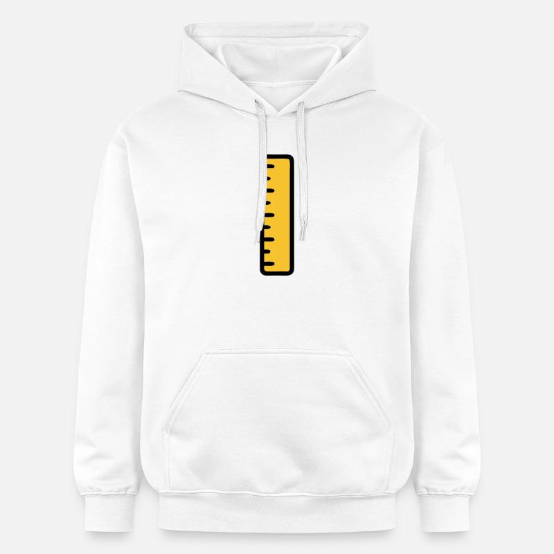 Ruler Math Geometry School - Gildan Unisex Softstyle® Midweight Hoodie - white