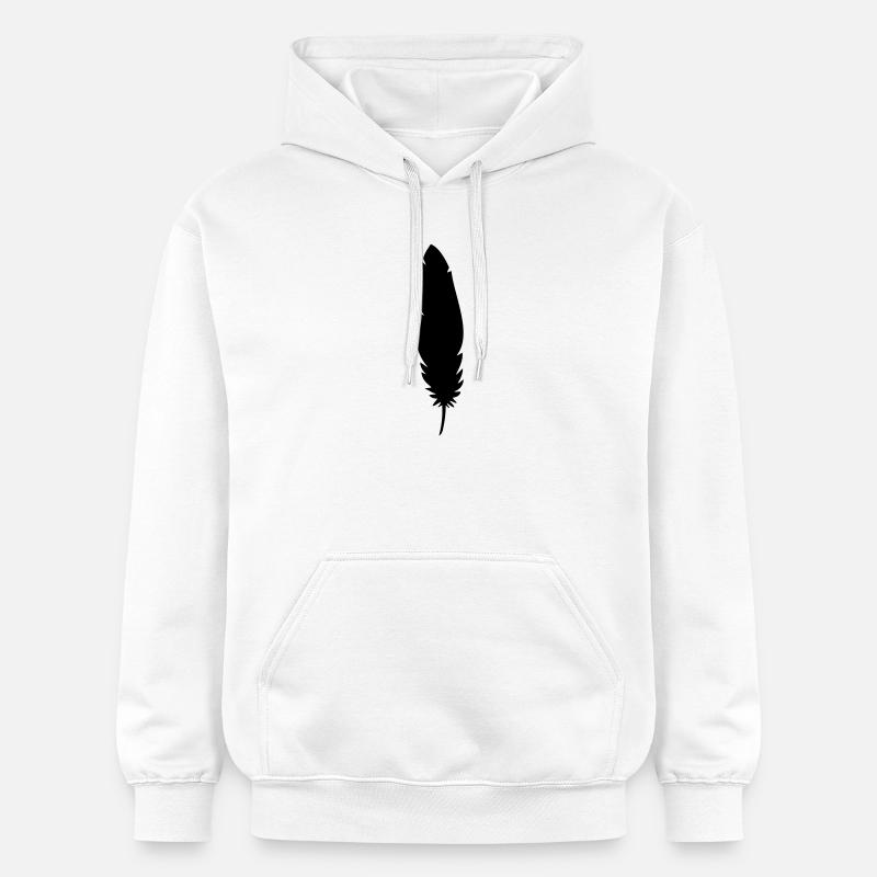 Feather - Sweat à capuche Softstyle® Gildan Unisexe - blanc