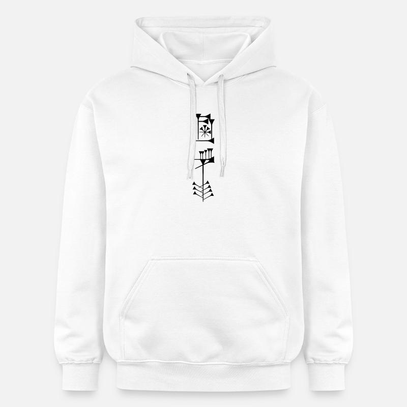 Liberté sumérienne - Sweat à capuche Softstyle® Gildan Unisexe - blanc