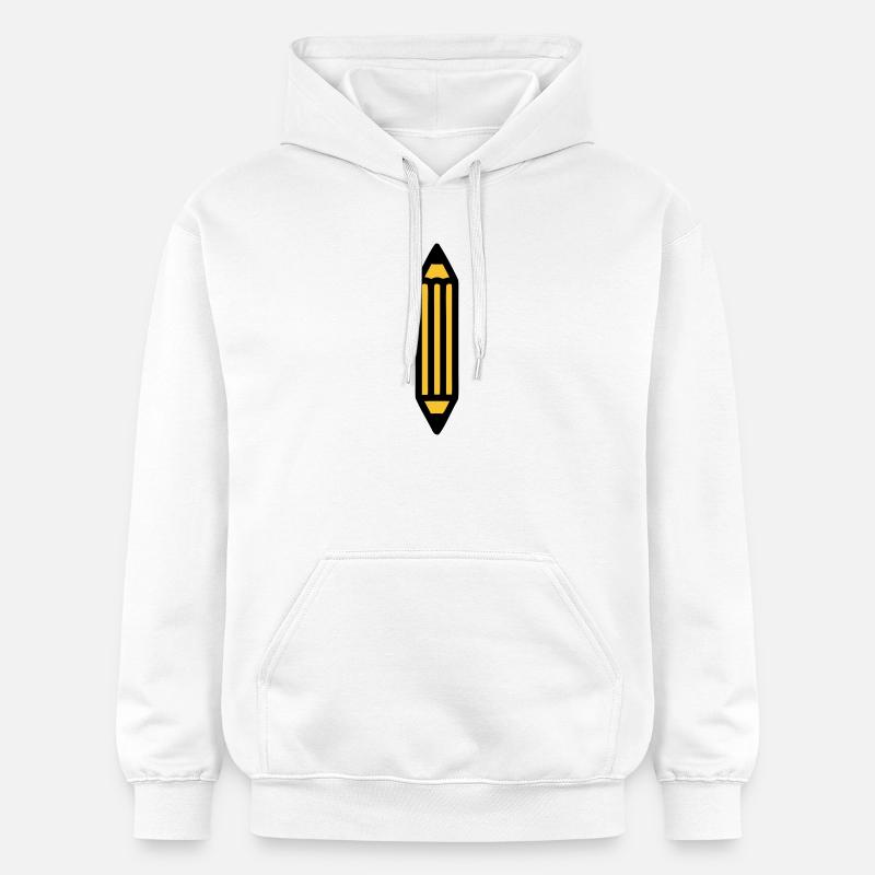 Bleistift Schreiben Autor Kunst - Gildan Unisex Softstyle® Midweight Hoodie - Weiß