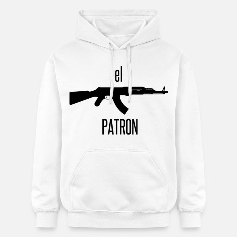 El Patron – Le Look du Leader - Sweat à capuche Softstyle® Gildan Unisexe - blanc