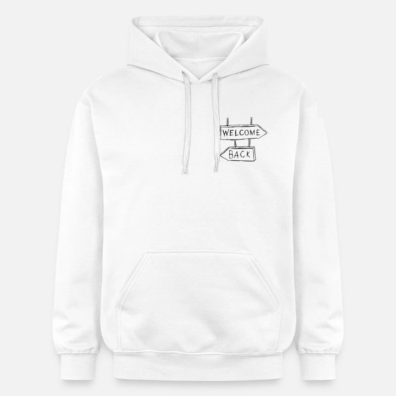 Welcome Back - Gildan Unisex Softstyle® Midweight Hoodie - Weiß