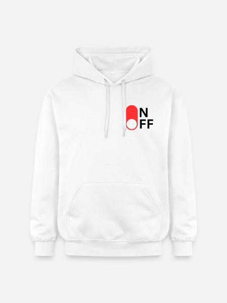 ON/OFF mode - Gildan Unisex Softstyle® Midweight Hoodie - white