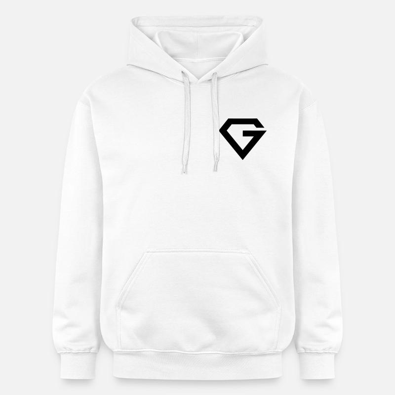 gr33dy_Vektor - Sweat à capuche Softstyle® Gildan Unisexe - blanc