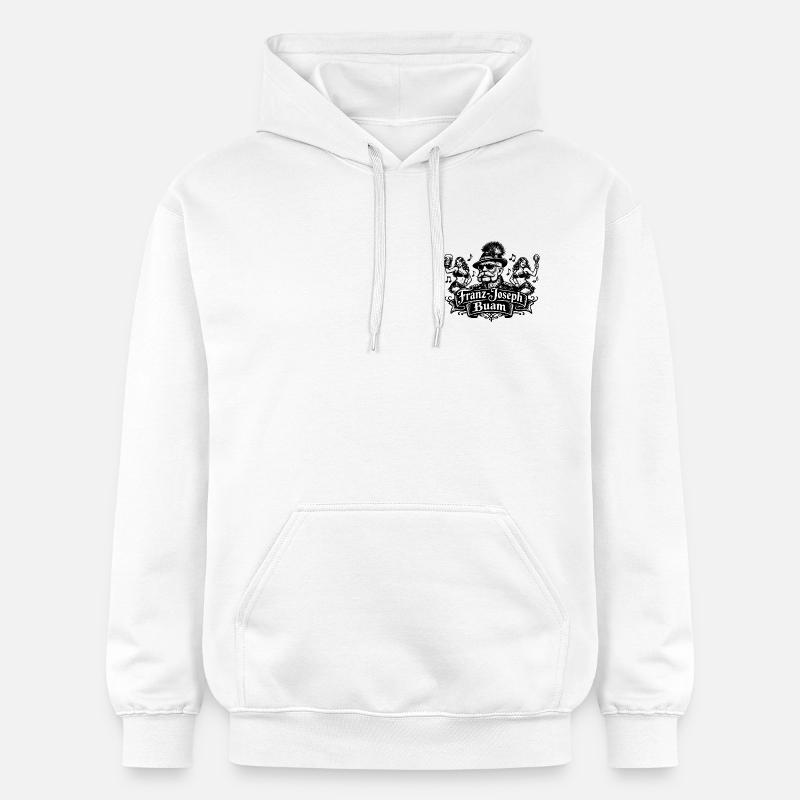 Franz Joseph Buam Logo - Sweat à capuche Softstyle® Gildan Unisexe - blanc