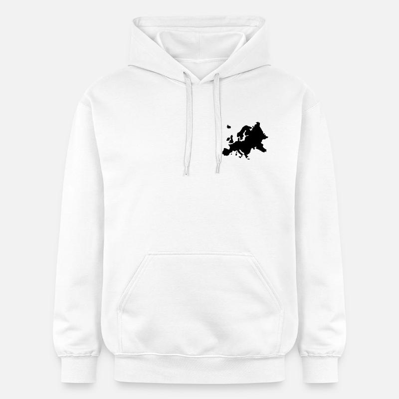 L'Europe - Sweat à capuche Softstyle® Gildan Unisexe - blanc