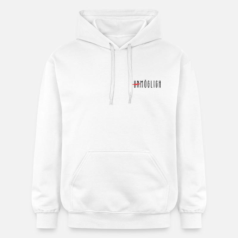 Impossible - Sweat à capuche Softstyle® Gildan Unisexe - blanc