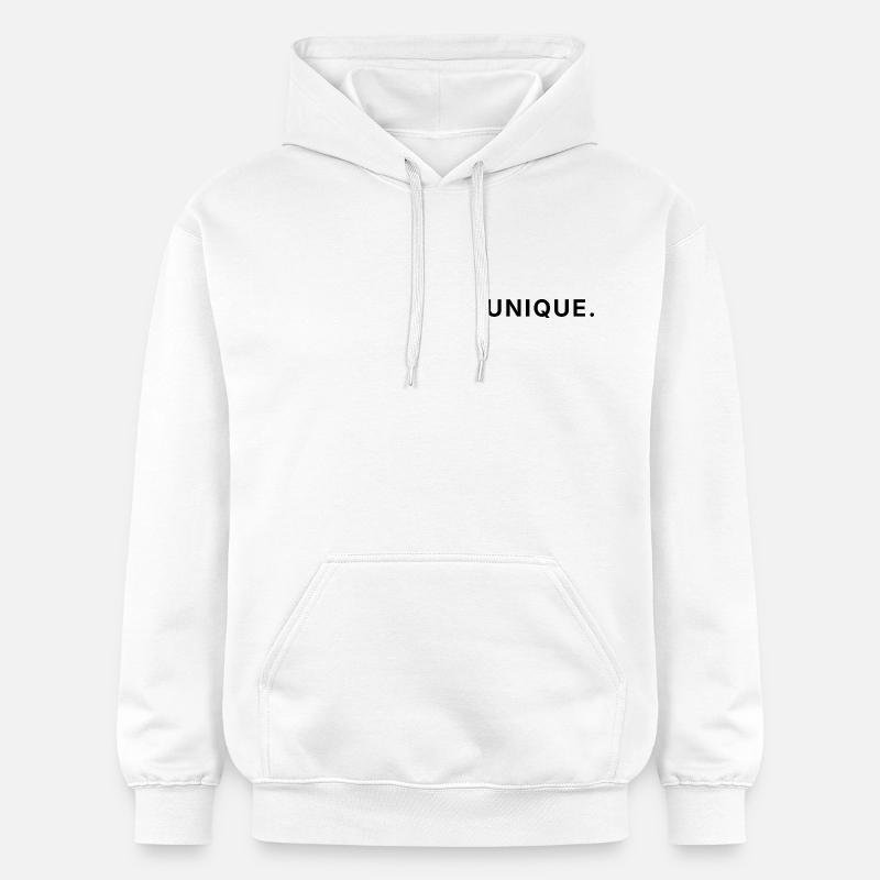 Unique - Soyez vous-même - Sweat à capuche Softstyle® Gildan Unisexe - blanc