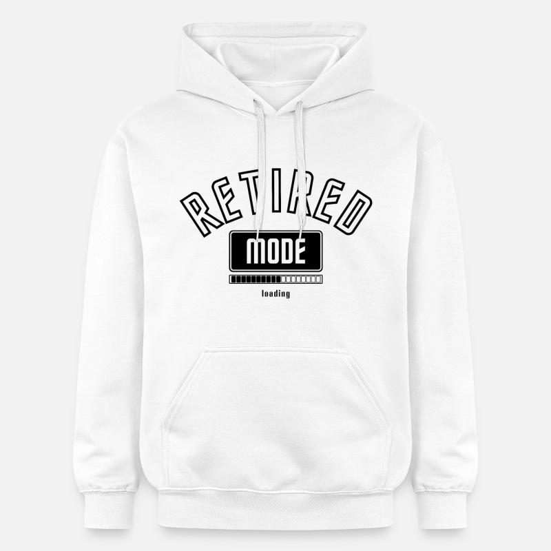 Vorfreude Rentner Modus wird geladen. - Gildan Unisex Softstyle® Midweight Hoodie - Weiß