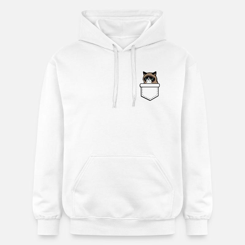 grumpy  - Sweat à capuche Softstyle® Gildan Unisexe - blanc