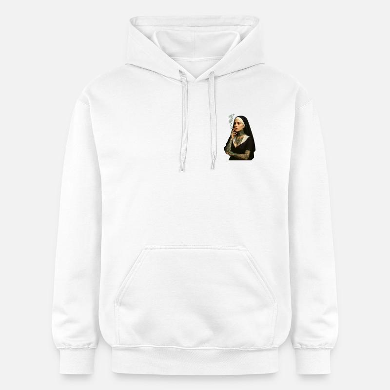 G' Religieuse - Sweat à capuche Softstyle® Gildan Unisexe - blanc